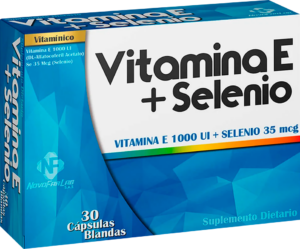 Vitamina E + Selenio Novafar · Caja × 30 Cápsulas