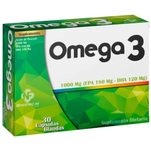Omega 3 1000mg Novofar · Caja × 30 Cápsulas